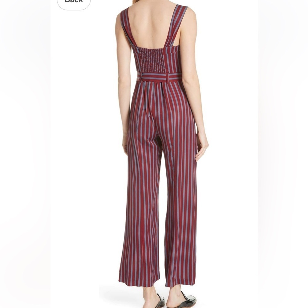Free People City Girl Striped Jumpsuit - Picture 3 of 6